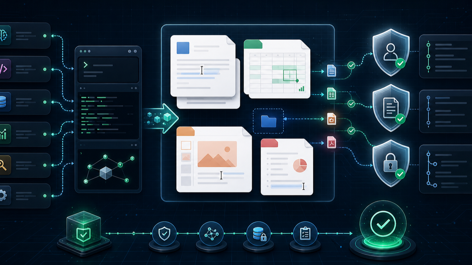 Governed office agent pipeline