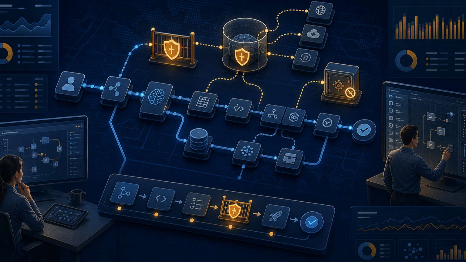 Production risk and governance for AI workflows