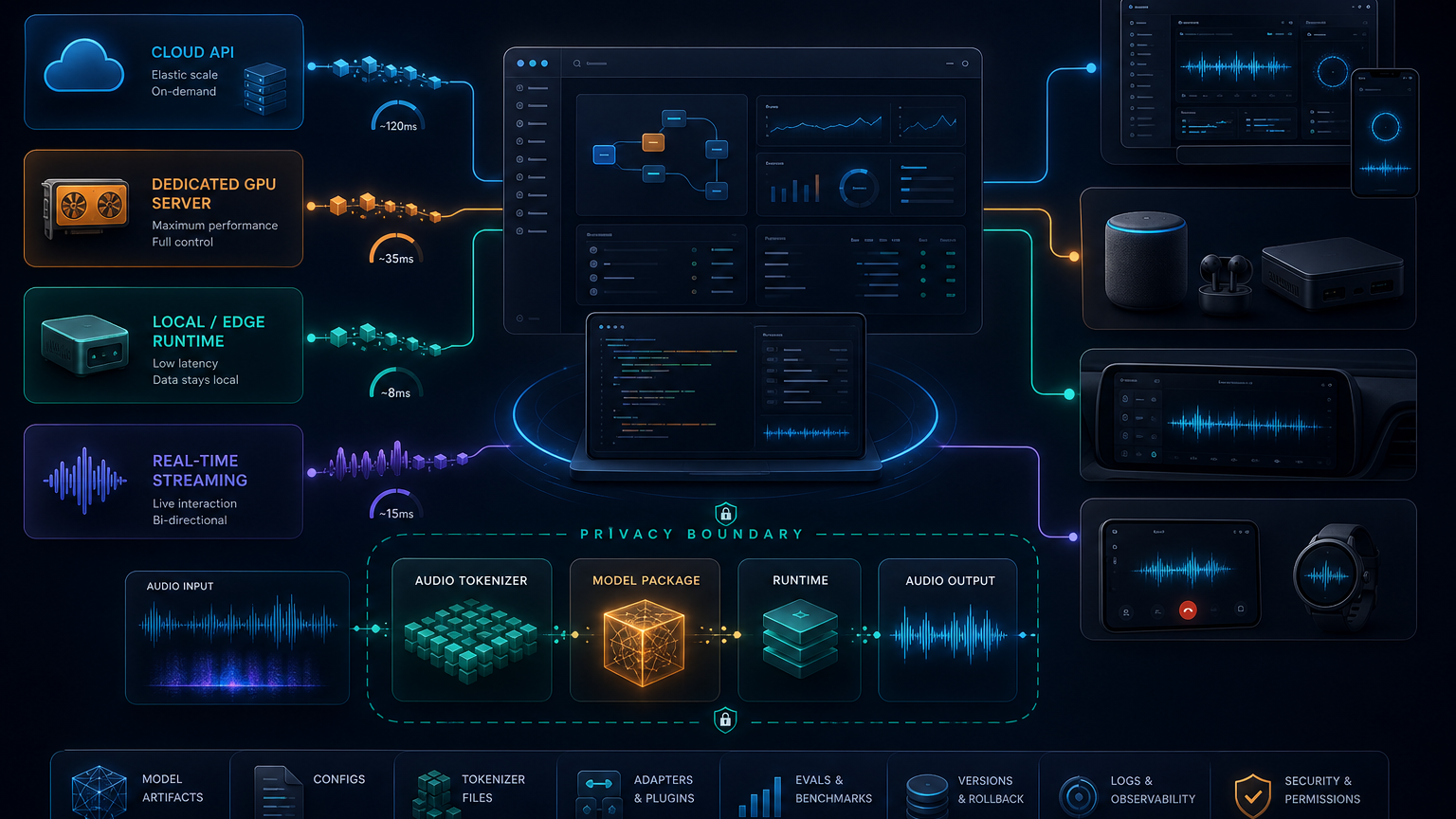 Open-source audio AI deployment choices